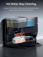 Lefant M5 Pro Robot Vacuum and Mop Cleaner, Auto All-In-One Station,18000Pa Suction, 75°C Self-Cleaning Roller Mop, dToF Laser Mapping & PSD 2.0 Obstacle Avoidance, Alexa/App, for Hard Floors Pet Hair