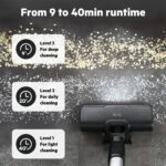 AEG 6000 Cordless Vacuum Cleaner AP61CB21DB, 103 000 RPM, Powerful Suction, Up to 99% Dust Pickup, 40 Min Runtime, Multi-Surface Nozzle, Detachable Handheld Unit