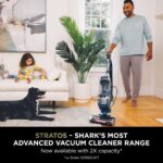 Shark Stratos XL 2.6 Litre Corded Upright Vacuum Cleaner with Anti Hair Wrap Plus & Anti Odour, Pet, Crevice and Multi-Surface Tools, Transforms to Portable Vacuum, 800W 2.6 ltrs, Navy Blue AZ3000UKT