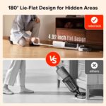 roborock F25 GT Cordless Wet Dry Vacuum Cleaner, 20000Pa All-in-One Floor Washer for Hard Floors, Edge-to-Edge Cleaning with 180° Lie-Flat, Auto Self-Cleaning, Lightweight Design