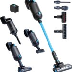 Halo Capsule X Pets Cordless Vacuum Cleaner | Best Buy Which? 2025 & Good Housekeeping 2025| Mini Power Brush, Hard Floor Roller, 10 Bags & Wall Dock | 60 Mins Run | 2.0 Litre Capacity & HEPA Filter