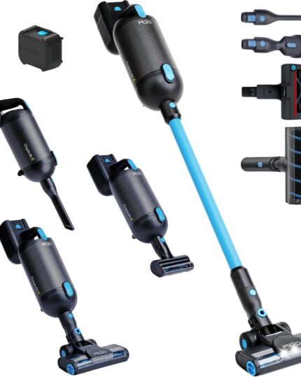 Halo Capsule X Pets Cordless Vacuum Cleaner | Best Buy Which? 2025 & Good Housekeeping 2025| Mini Power Brush, Hard Floor Roller, 10 Bags & Wall Dock | 60 Mins Run | 2.0 Litre Capacity & HEPA Filter