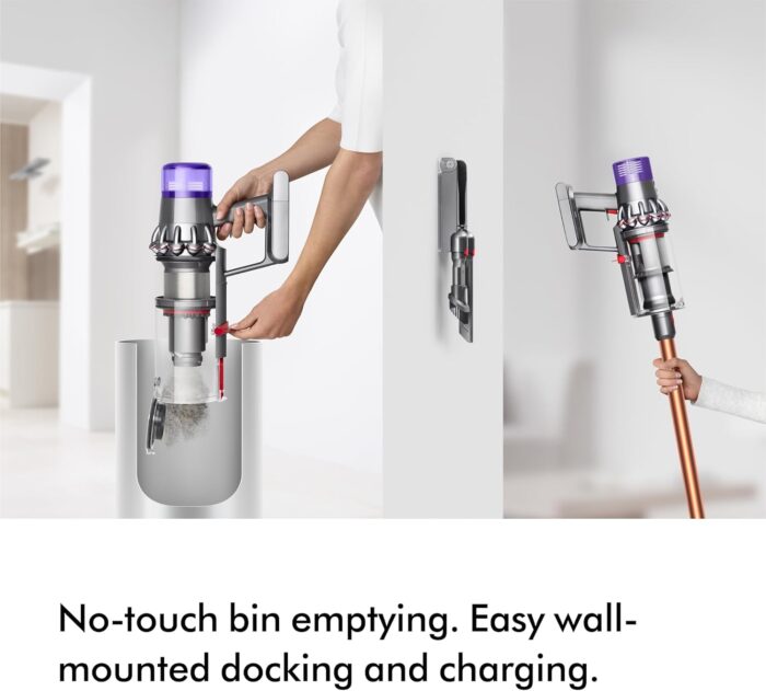 Dyson Cyclone V10 Absolute cordless vacuum cleaner, 150 AW, 60min runtime, Hair de-tangling (Nickel/Copper)