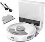 Shark Matrix Plus 2-in-1 Robot Vacuum and Mop with Self-charging Base - Deep-cleans Carpets, Hard Floors and Pet Hair - 3D LiDAR Navigation - Wi-Fi/App - 2 Pads and 2 Brushes incl. - Grey