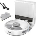 Shark Matrix Plus 2-in-1 Robot Vacuum and Mop with Self-charging Base - Deep-cleans Carpets, Hard Floors and Pet Hair - 3D LiDAR Navigation - Wi-Fi/App - 2 Pads and 2 Brushes incl. - Grey