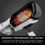 Shark Detect Clean & Empty Cordless Vacuum Cleaner with Auto-Empty System, Lightweight & Flexible Anti Hair Wrap Vacuum with Pet & Duster-Crevice Tools, 60 Mins Run-Time, Dock, Cloudy Blue IW4621UKT