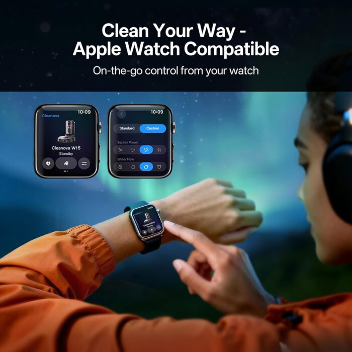 Vexilar Robot Vacuum and Mop with Multi-Cyclone Bagless Self Emptying Docking Station, 10000Pa Suction, LiDAR Navigation, 5 Maps, 180Min Runtime, Robotic Vacuum for Pet Hair, Carpet and Hard Floor