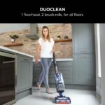 Shark Corded Upright Vacuum Cleaner,0.83L with Anti Hair Wrap Technology & DuoClean, Pet Model, Powered Lift-Away, LED Headlights, Anti-Allergen, 8m Cord, 750W, 3 Attachments, Navy/Orange, NZ801UKT