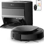 Lefant M5 Pro Robot Vacuum and Mop Cleaner, Auto All-In-One Station,18000Pa Suction, 75°C Self-Cleaning Roller Mop, dToF Laser Mapping & PSD 2.0 Obstacle Avoidance, Alexa/App, for Hard Floors Pet Hair