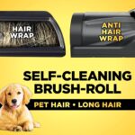 Shark Clean & Empty Cordless Vacuum Cleaner with Auto-Empty System, Lightweight Anti Hair Wrap Vacuum with Pet & Crevice Tools, 40 Mins, Charging Dock, LED Headlights, White,Mohogany, BU3521UKTSB