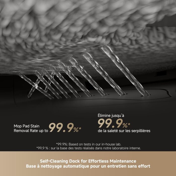 DREAME L50 Ultra Robot Vacuum and Mop Black with Auto-Empty and Mop Self-Cleaning, Precise Obstacle Avoidance, 19,500Pa Suction, HyperStream Detangling DuoBrush