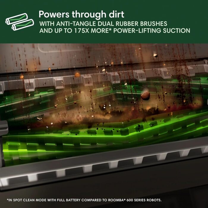 iRobot Roomba Max 705 Combo Robot Vacuum & Mop + AutoWash Dock – Extending self-cleaning Roller Mop, Retractable Cover, Dual Brushes, Self-empties, Heat-Washes & Dries, Avoids Obstacles, LiDAR