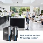 Vax ONEPWR Blade 4 Pet Dual Battery Cordless Vacuum Cleaner with Motorised Pet Tool – CLSV-B4DP, Graphite/Cyan Blue