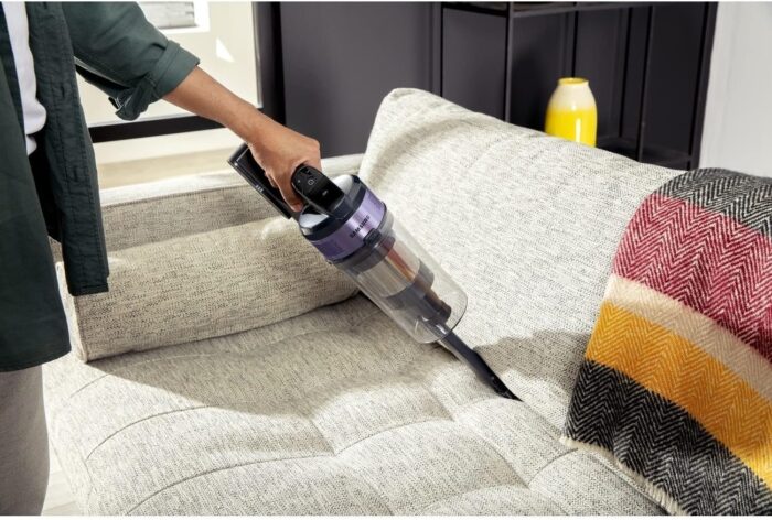 Samsung Jet 60 Turbo Cordless Stick Vacuum Cleaner, Max 150W Suction Power - Violet, VS15A6031R4/EU