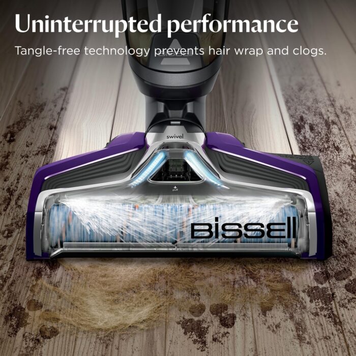 BISSELL CrossWave Pet Pro, 3-in-1 Multi-Surface Wet and Dry Vacuum Cleaner, Floor Cleaner Machine All in 1 Step, Vacuums, Washes & Dries, Hard Floors & Area Rugs, For Pet Owners, Corded, 2224E