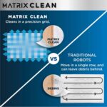 Shark Matrix Plus 2-in-1 Robot Vacuum and Mop with Self-charging Base - Deep-cleans Carpets, Hard Floors and Pet Hair - 3D LiDAR Navigation - Wi-Fi/App - 2 Pads and 2 Brushes incl. - Grey