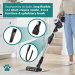 Bosch Unlimited 7 BCS712GB ProHome MultiUse Lightweight Cordless Vacuum Cleaner with Flex Tube, Quick Charger & Accessories, 2 Batteries 80 minutes runtime - White