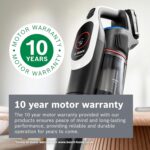 Bosch Unlimited 9 Cordless Vacuum Cleaner, 60-Minute Runtime, 3.0 Ah Battery Pack, MicroClean Technology, Easy Empty Dust Box, LED Lights, White, BBS931WGB