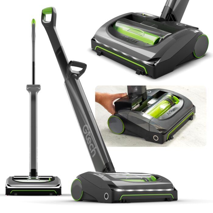Gtech AirRAM Platinum AR46 Cordless Vacuum Cleaner - Includes Anti-Hair Wrap Brush Bar - Perfect for Carpet and Hardwood Floors - Rechargeable 22v Li-ion Battery - Lightweight (3.3 kgs.)