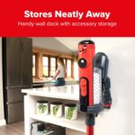 Henry Quick Cordless Stick Vacuum Cleaner, HEN.100, Up to 60 Mins Runtime, Dust-free Emptying, Powerful Cleaning, Interchangeable Battery, Lightweight, Red