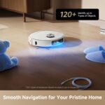 dreame L40 Ultra AE Robot Vacuum and Mop, 19,000Pa Suction, Diverse Brush Selection, Flexible Mop & 75°C Self Cleaning Washboard, All-in-One Station, Tangle-Free, Auto Refill, Voice Control
