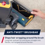 Hoover HL5 Pets Upright Vacuum Cleaner with Pet Hair Attachment, Powerful Suction, Push&Lift Portable Mode, Anti Hair Wrap, LED Lights, Hepa Filter, Corded, 850w [HL500PT]