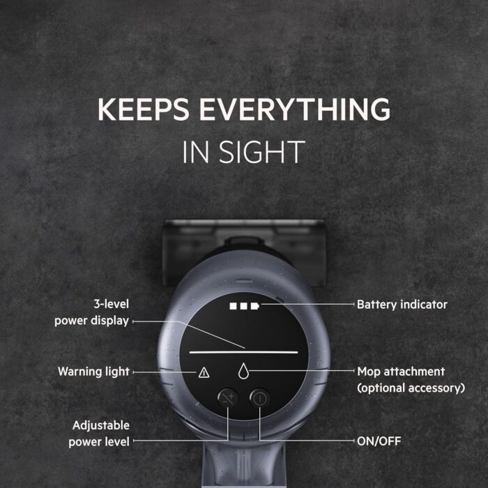 AEG 6000 Cordless Vacuum Cleaner AP61CB21DB, 103 000 RPM, Powerful Suction, Up to 99% Dust Pickup, 40 Min Runtime, Multi-Surface Nozzle, Detachable Handheld Unit