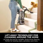 Shark Detect Corded Upright Vacuum Cleaner, Ultra-Powerful Pet Hair Pick-Up with Anti Hair Wrap Plus, DuoClean Detect & Direction Detect, Anti-Allergen, Lift-Away Technology with Pet Tool, LA450UKTBK