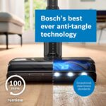 Bosch Unlimited 10 BCS1051GB Cordless Vacuum Cleaner with 100-Minute Runtime, Innovative MicroClean Technology, Including Sensor and TFT Display, Black