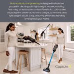 Halo Capsule X Pets Cordless Vacuum Cleaner | Best Buy Which? 2025 & Good Housekeeping 2025| Mini Power Brush, Hard Floor Roller, 10 Bags & Wall Dock | 60 Mins Run | 2.0 Litre Capacity & HEPA Filter