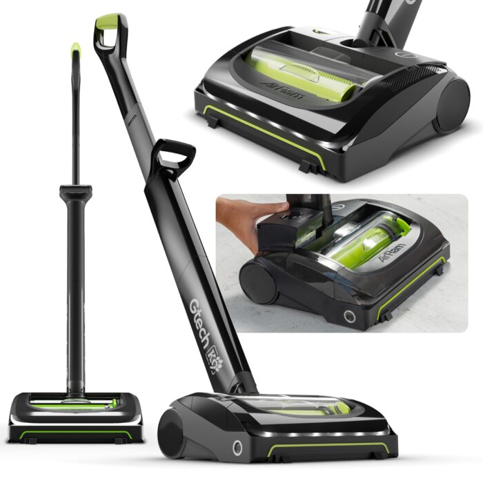 Gtech AirRAM Platinum AR46 Cordless Vacuum Cleaner - Includes Anti-Hair Wrap Brush Bar - Perfect for Carpet and Hardwood Floors - Rechargeable 22v Li-ion Battery - Lightweight (3.3 kgs.)