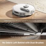 dreame L40 Ultra AE Robot Vacuum and Mop, 19,000Pa Suction, Diverse Brush Selection, Flexible Mop & 75°C Self Cleaning Washboard, All-in-One Station, Tangle-Free, Auto Refill, Voice Control