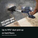 AEG 6000 Cordless Vacuum Cleaner AP61CB21DB, 103 000 RPM, Powerful Suction, Up to 99% Dust Pickup, 40 Min Runtime, Multi-Surface Nozzle, Detachable Handheld Unit